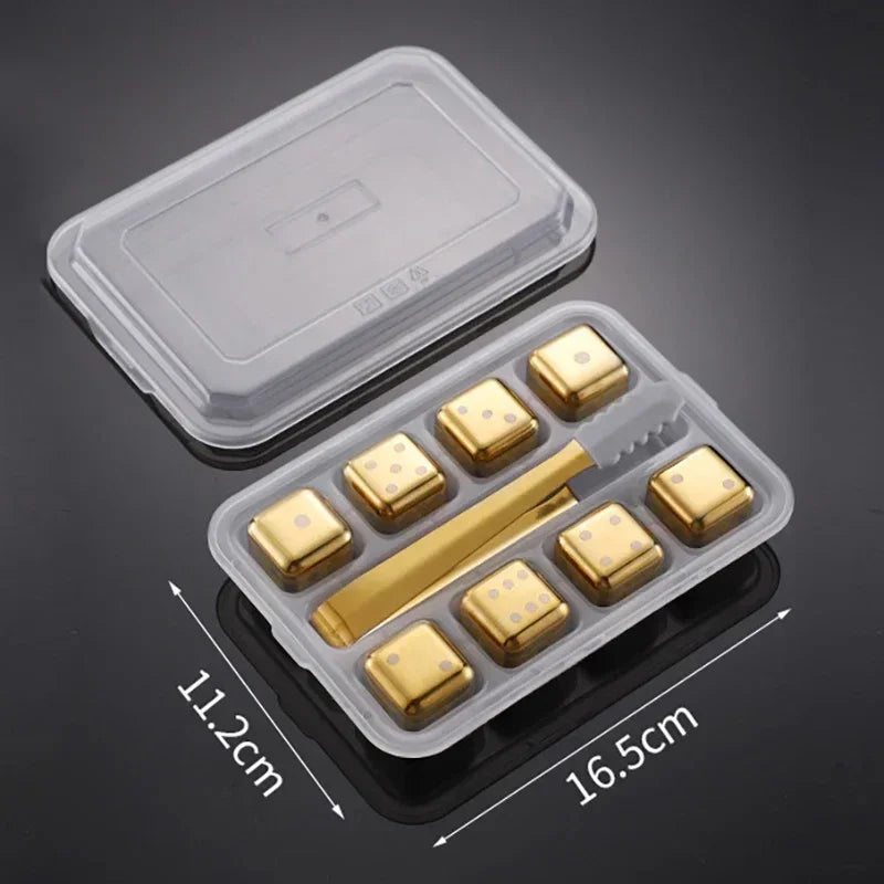 Reusable Stainless Steel Whiskey Stones