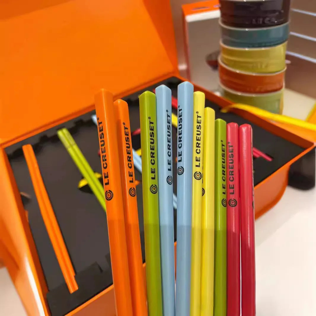 Rainbow Ceramic Chopsticks Dining Set