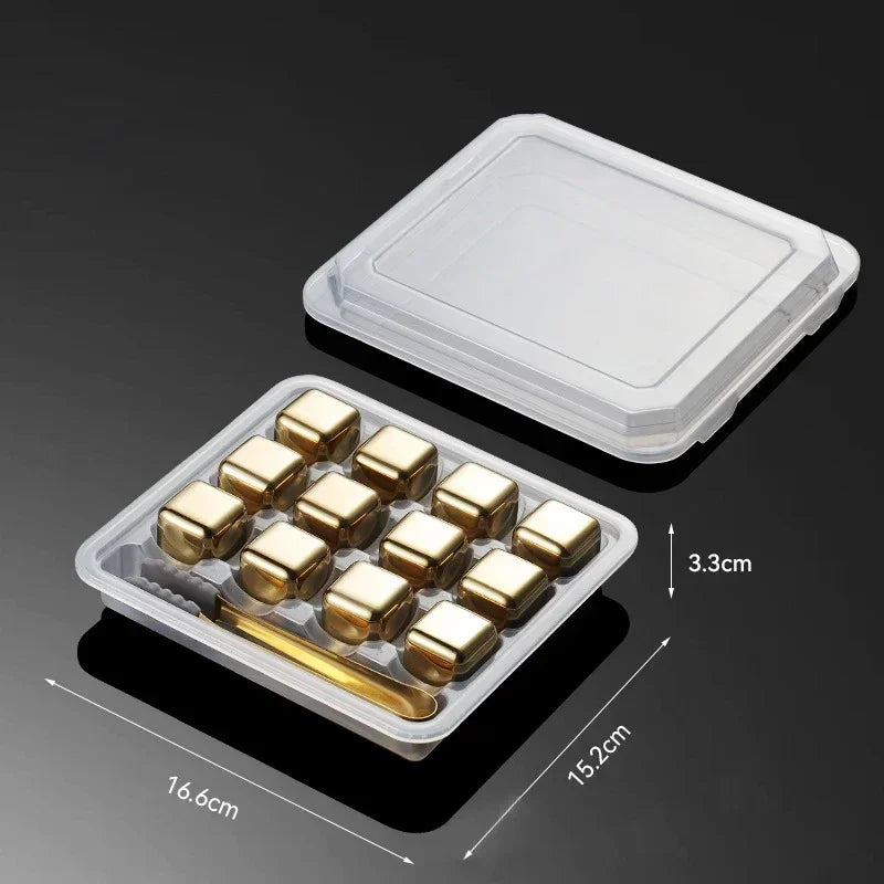 Reusable Stainless Steel Whiskey Stones