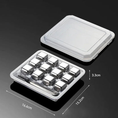 Reusable Stainless Steel Whiskey Stones