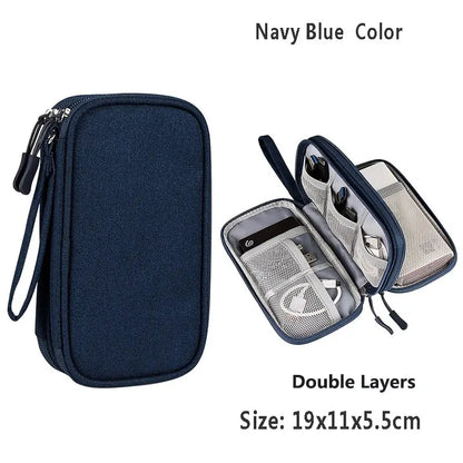 Waterproof Portable Cable & Charger Storage Bag