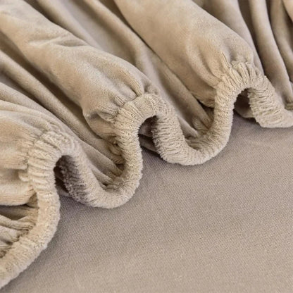 Soft Velvet Stretch Chair Cover – Solid Color