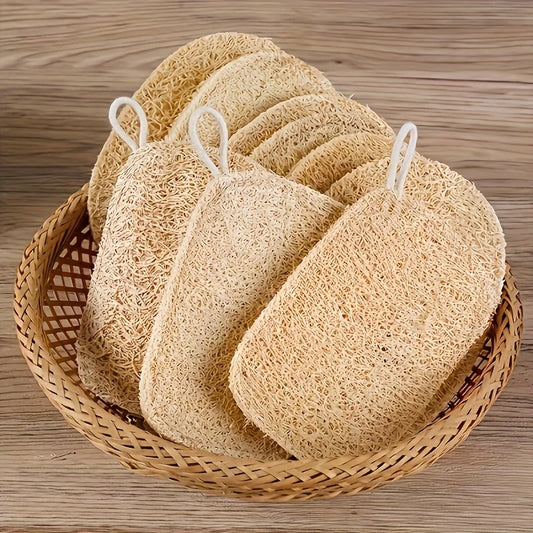 Natural Loofah Exfoliating Body Sponges 6PCS