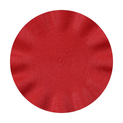 Round Woven Heat-Resistant Dining Placemats 6PCS