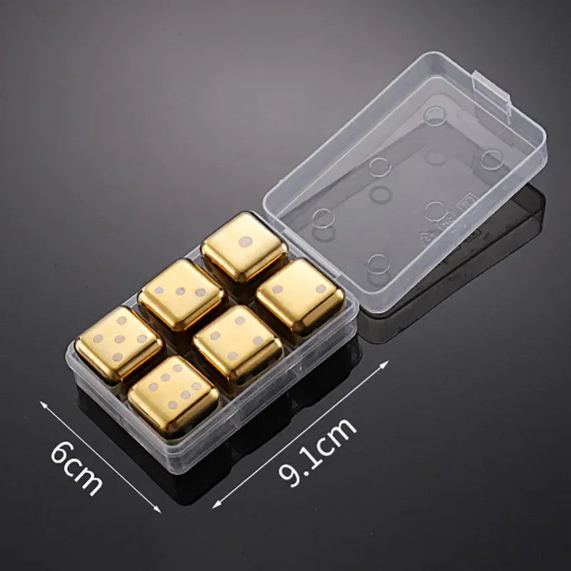 Reusable Stainless Steel Whiskey Stones