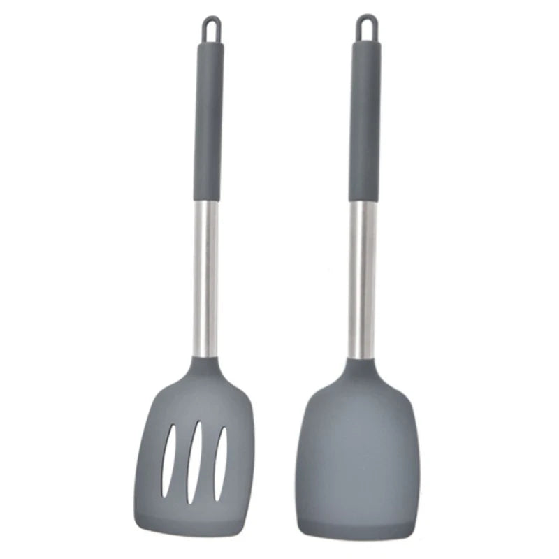 Heat-Resistant Silicone Spatula Set 2PCS