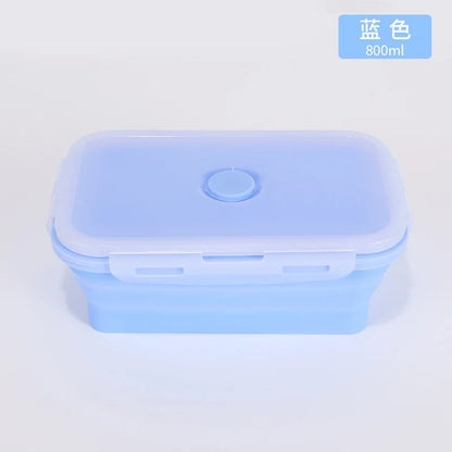 4PCS Collapsible Silicone Food Storage Containers with Lids