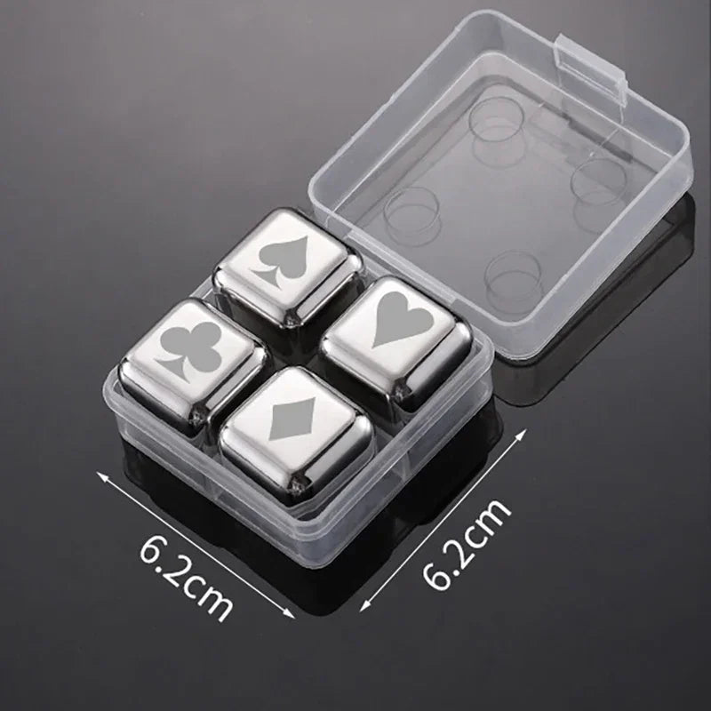 Reusable Stainless Steel Whiskey Stones