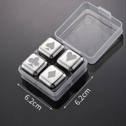 Reusable Stainless Steel Whiskey Stones