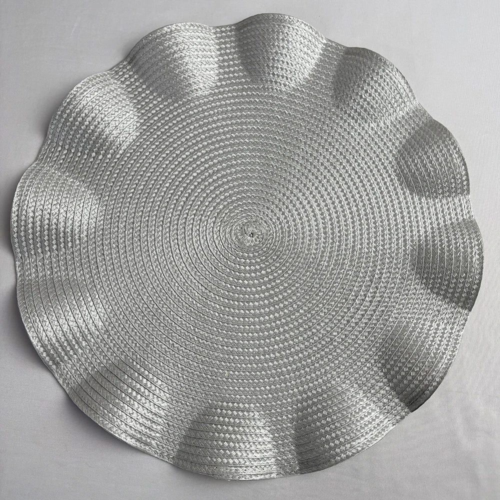 Round Woven Heat-Resistant Dining Placemats 6PCS