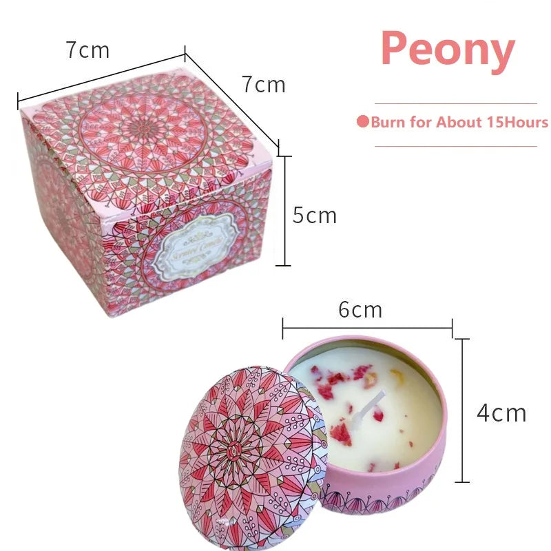 Vintage Soy Wax Scented Candle Jars (1/4PCS)