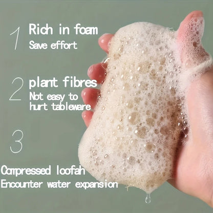 Natural Loofah Exfoliating Body Sponges 6PCS