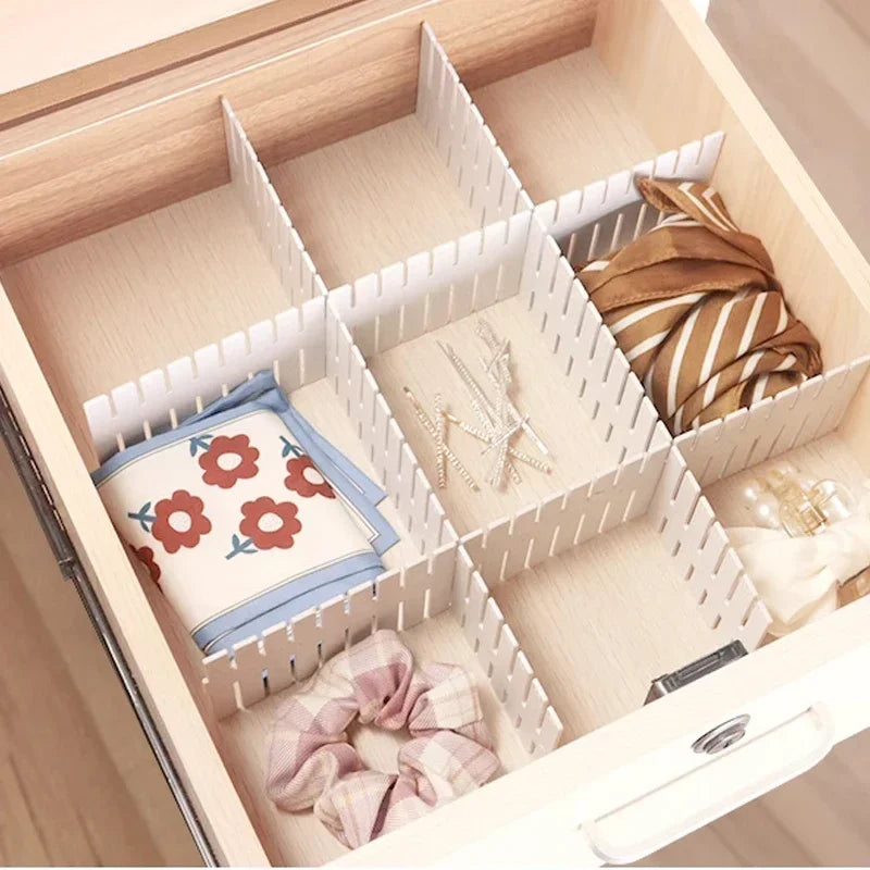 Adjustable Drawer Divider Organizer 4/8PCS