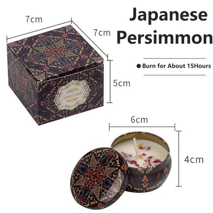 Vintage Soy Wax Scented Candle Jars (1/4PCS)