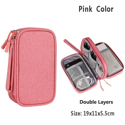 Waterproof Portable Cable & Charger Storage Bag
