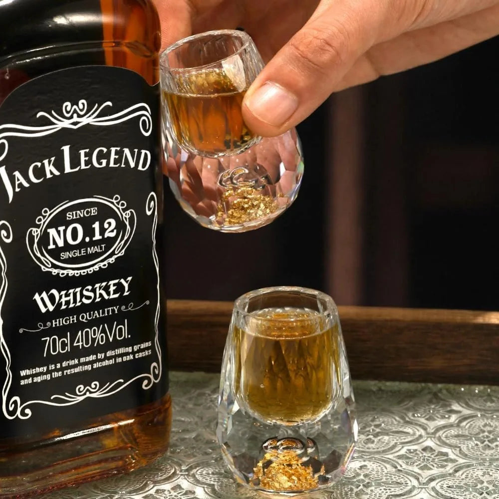 Crystal Wine Glass Set 15ML – Luxurious & BPA-Free