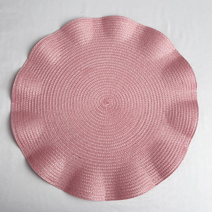 Round Woven Heat-Resistant Dining Placemats 6PCS