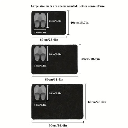 3D Non-Slip Absorbent Bathroom Mat