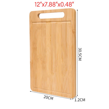 Bamboo Wooden Cutting Board for Meat, Fruit & Vegetables