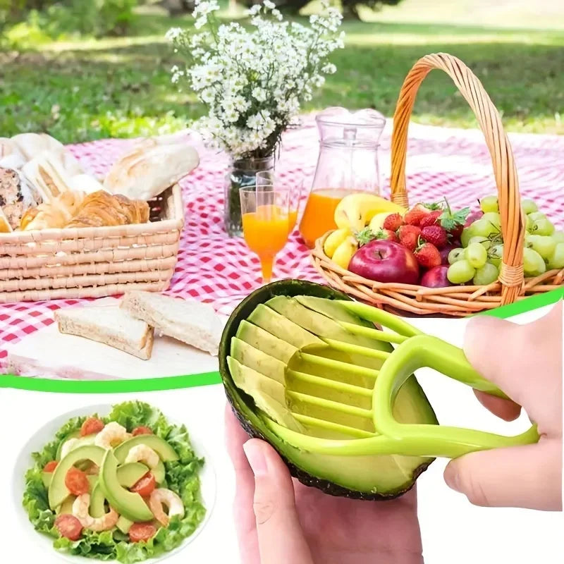 3-in-1 Multifunctional Avocado Slicer, Pitter & Cutter Tool