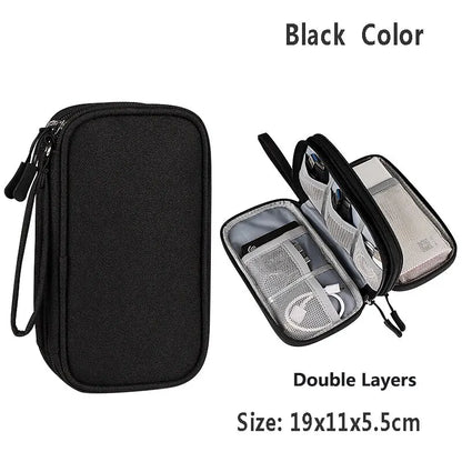 Waterproof Portable Cable & Charger Storage Bag