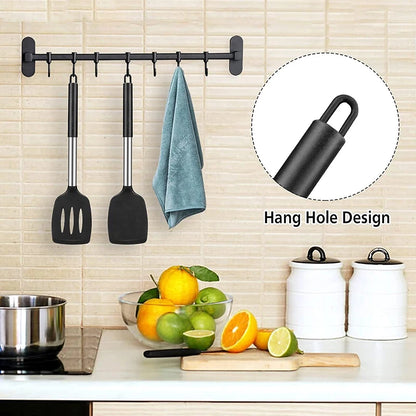 Heat-Resistant Silicone Spatula Set 2PCS