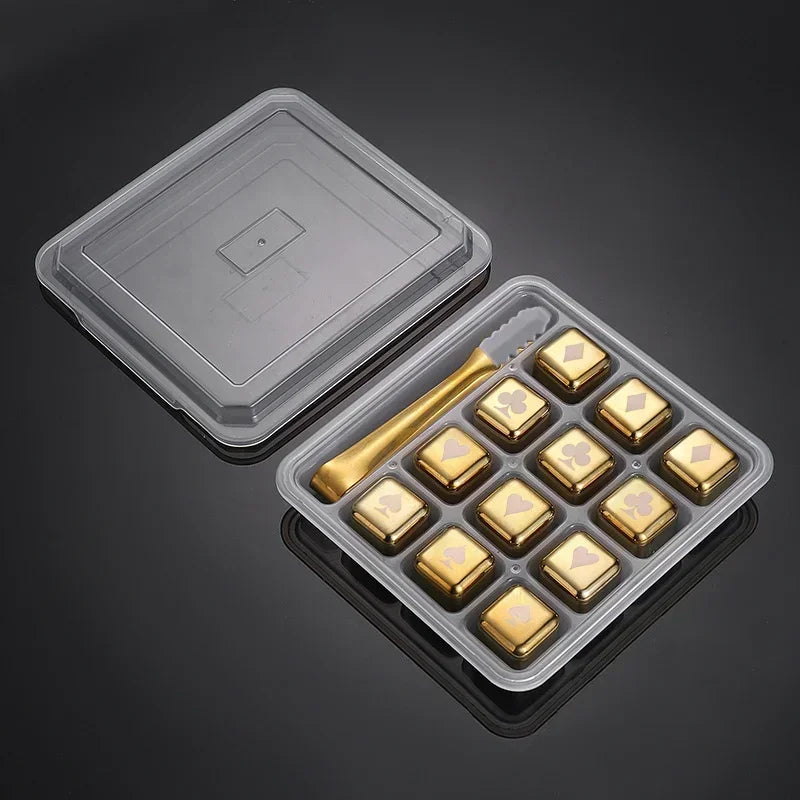 Reusable Stainless Steel Whiskey Stones