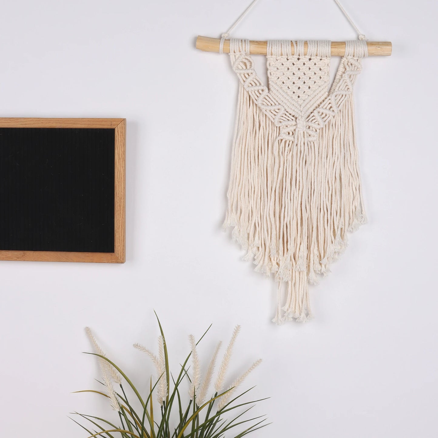 Macrame Woven Boho Wall Hanging Tapestry