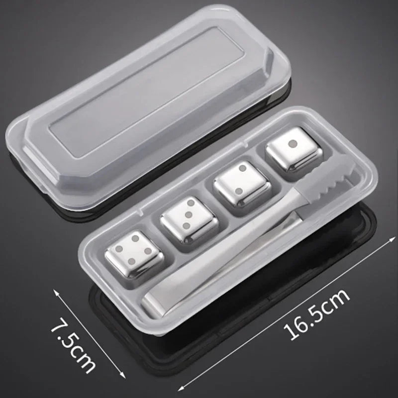 Reusable Stainless Steel Whiskey Stones