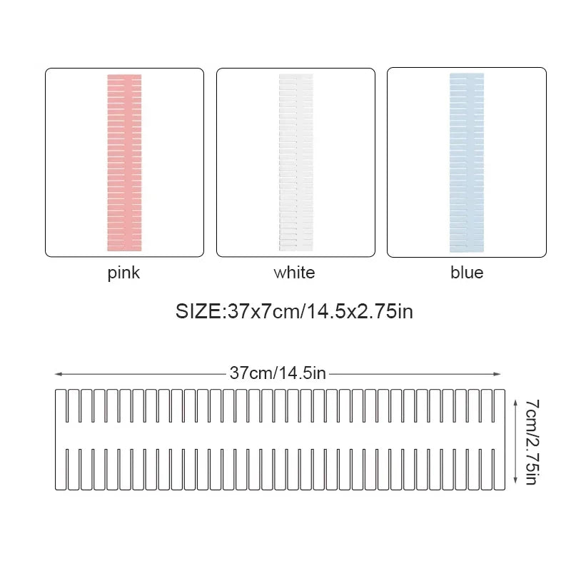 Adjustable Drawer Divider Organizer 4/8PCS