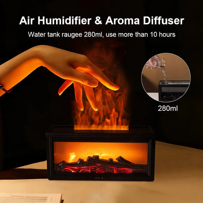 FlameGlow Aromatherapy Air Humidifier