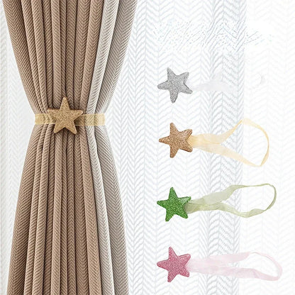 Magnetic Pentagram Curtain Tieback Clips