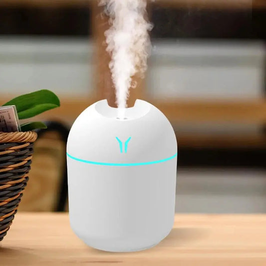250ML USB Mini Ultrasonic Air Humidifier & Aroma Diffuser