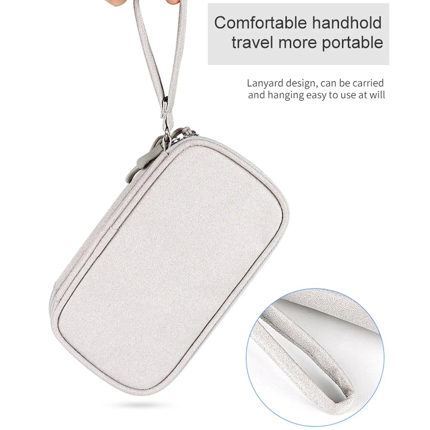 Waterproof Portable Cable & Charger Storage Bag