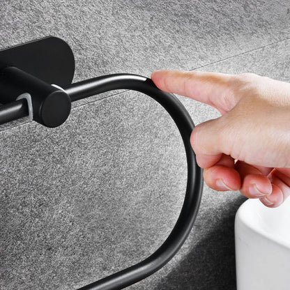 Self-Adhesive Stainless Steel Towel Holder