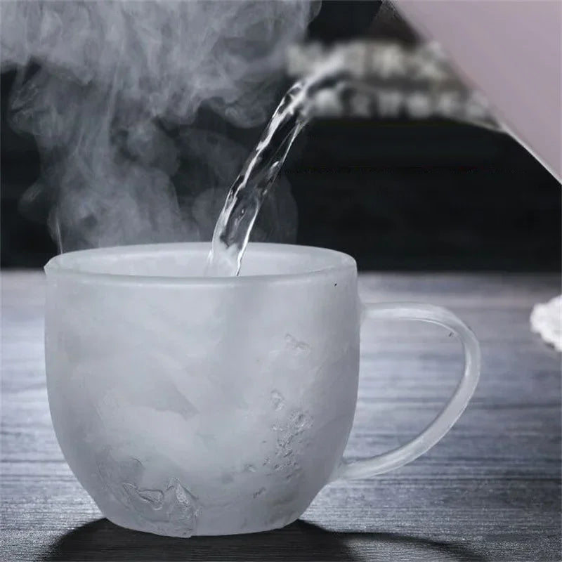 Double Wall Borosilicate Glass Coffee Mug