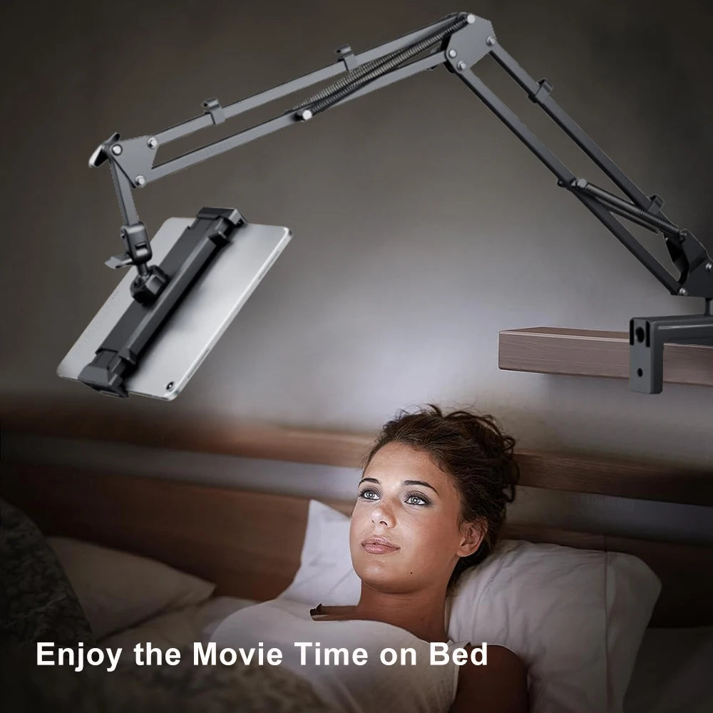 Adjustable Rotatable Tablet & Phone Stand for Bed