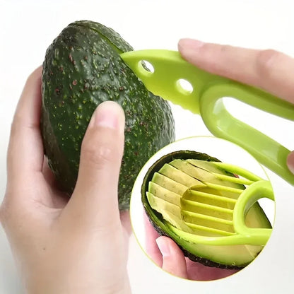 3-in-1 Multifunctional Avocado Slicer, Pitter & Cutter Tool