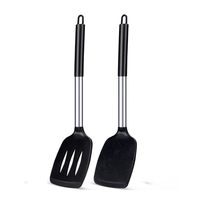 Heat-Resistant Silicone Spatula Set 2PCS