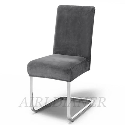 Soft Velvet Stretch Chair Cover – Solid Color