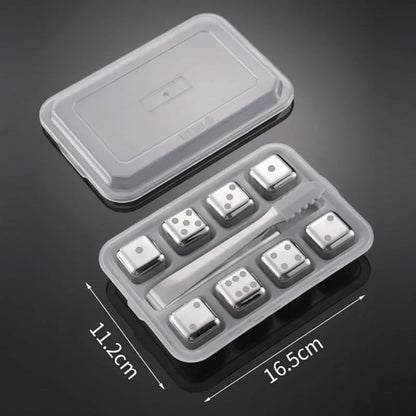 Reusable Stainless Steel Whiskey Stones