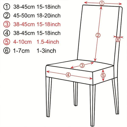 Soft Velvet Stretch Chair Cover – Solid Color