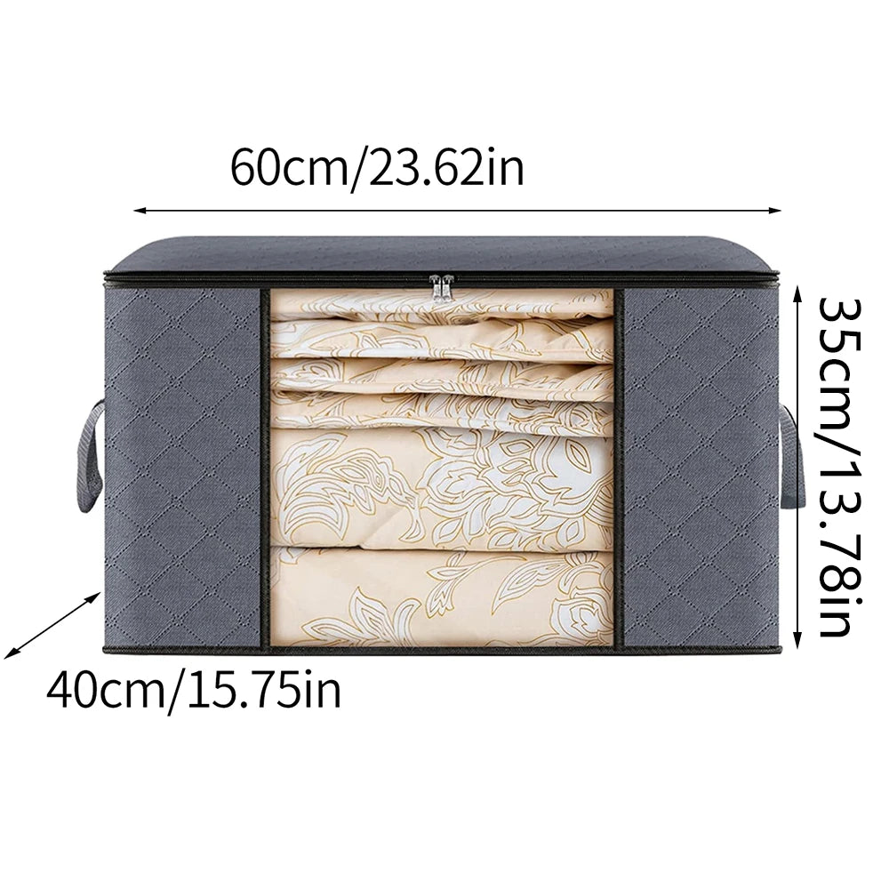 Large Foldable Clothes & Blanket Storage Bag