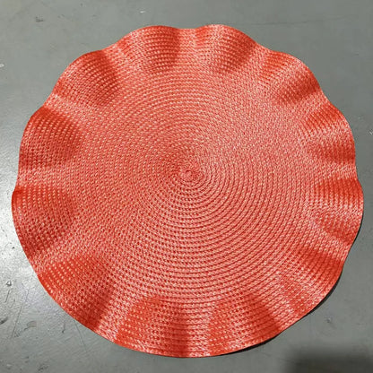 Round Woven Heat-Resistant Dining Placemats 6PCS
