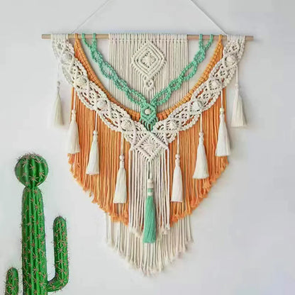 Macrame Woven Boho Wall Hanging Tapestry