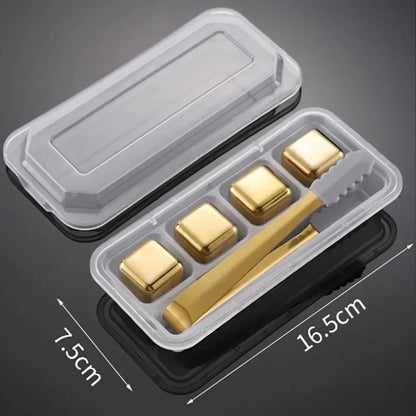 Reusable Stainless Steel Whiskey Stones