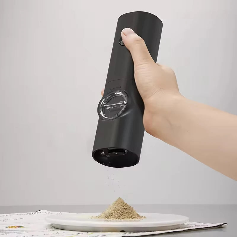Electric Salt and Pepper Grinder Set with LED Light