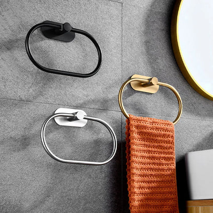 Self-Adhesive Stainless Steel Towel Holder