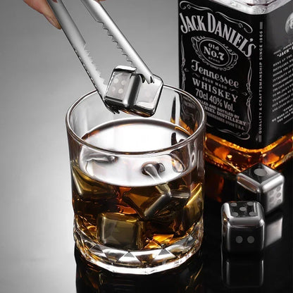 Reusable Stainless Steel Whiskey Stones
