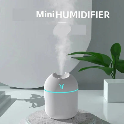 250ML USB Mini Ultrasonic Air Humidifier & Aroma Diffuser